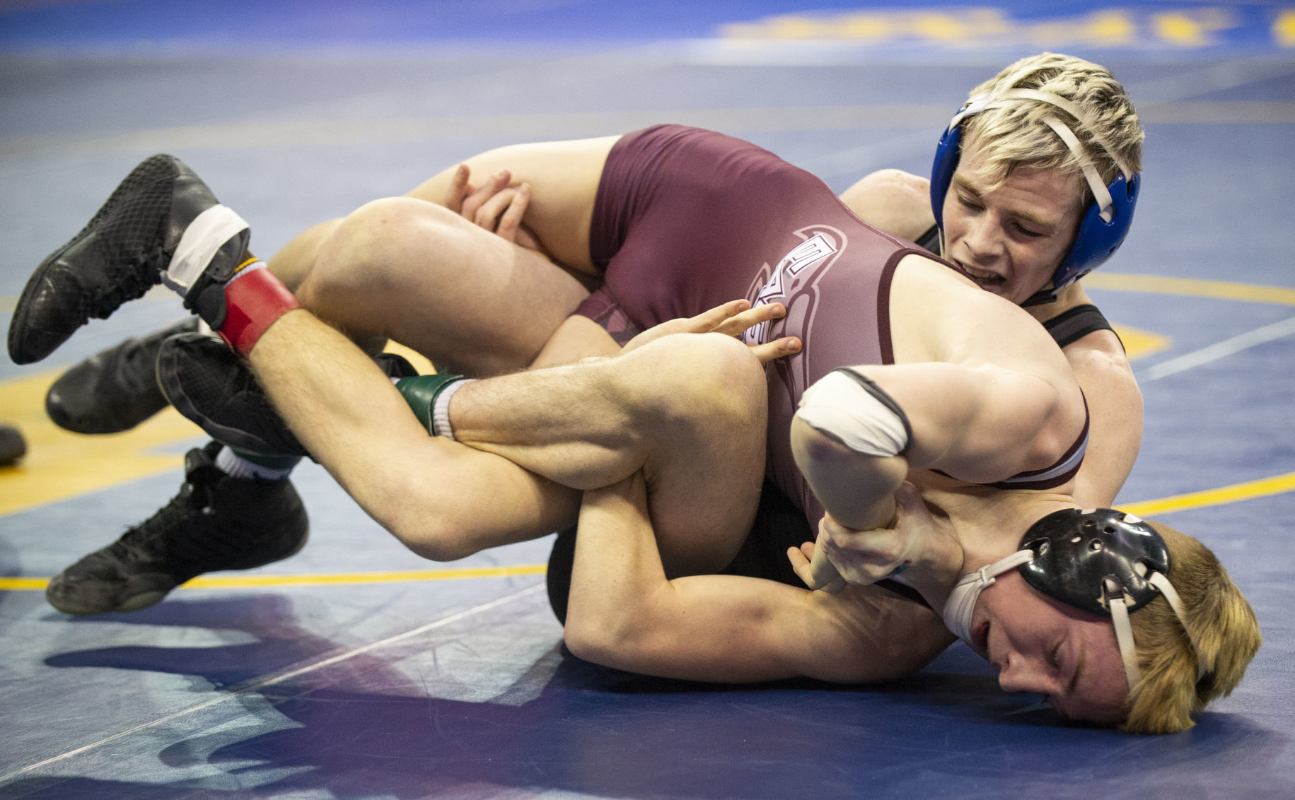 State wrestling semifinals, 2.15